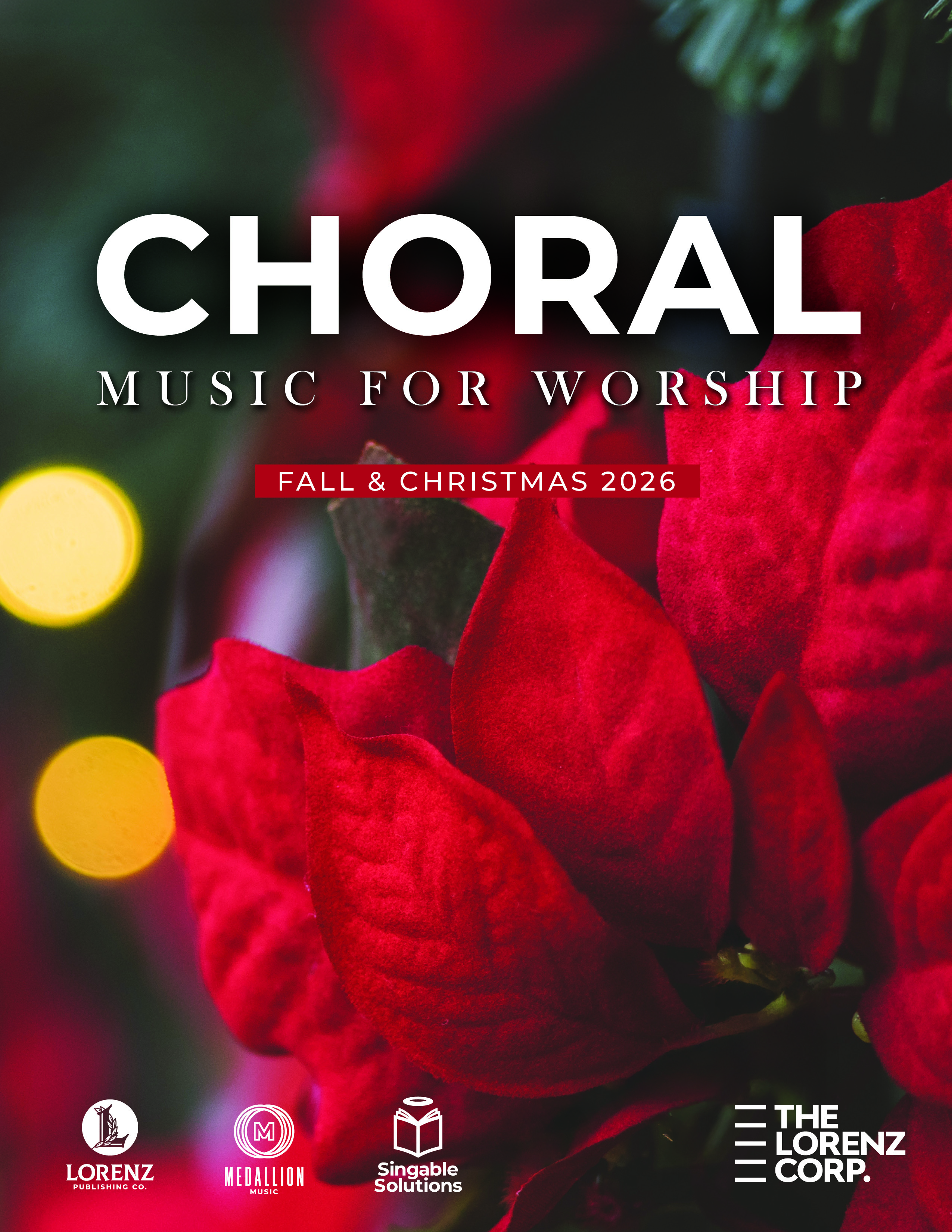 Fall and Christmas 2026 Choral Catalog cover
