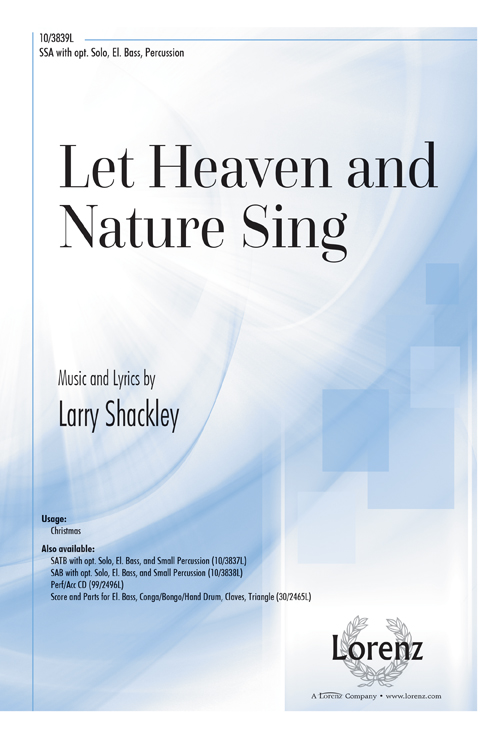Let Heaven And Nature Sing Heaven on earth 같이 실감해 tonight. the lorenz corporation