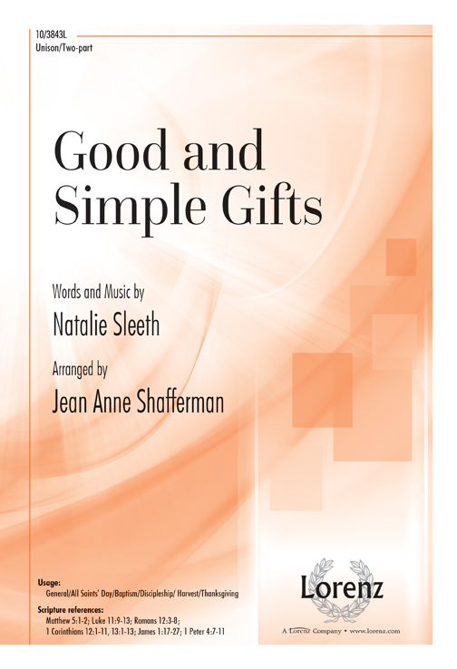 Good and Simple Gifts
