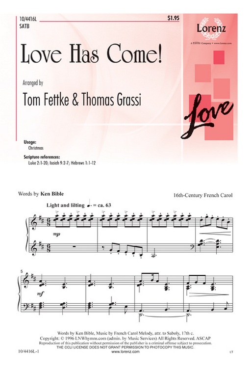Love Has Come!
