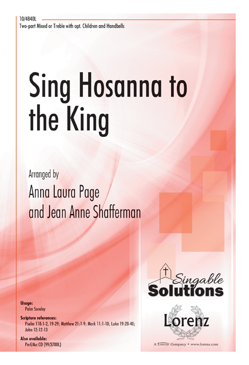 Sing Hosanna to the King