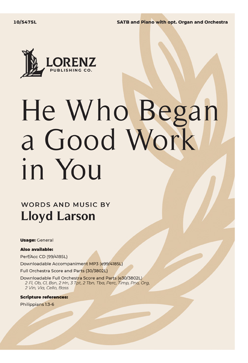 He Who Began a Good Work in You