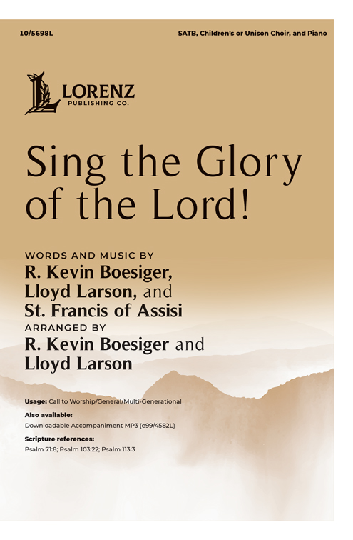 Sing the Glory of the Lord!