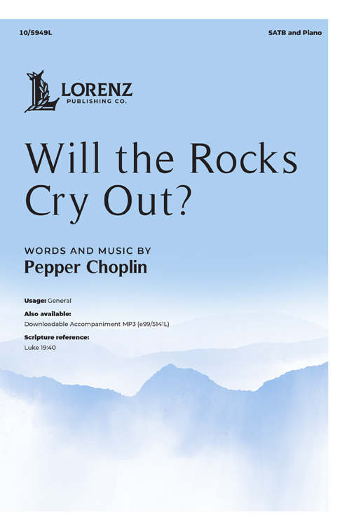 Will the Rocks Cry Out?