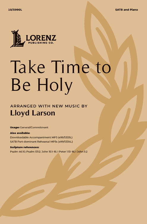  Take Time to Be Holy cover