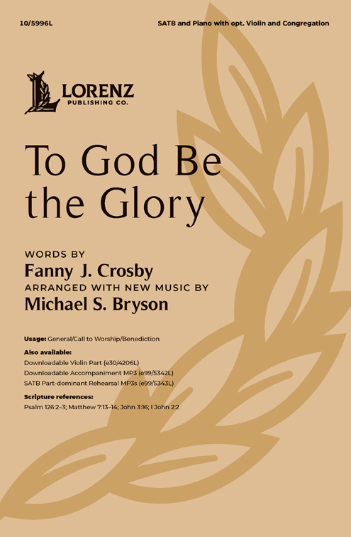  To God Be the Glory cover