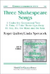 Three Shakespeare Songs
