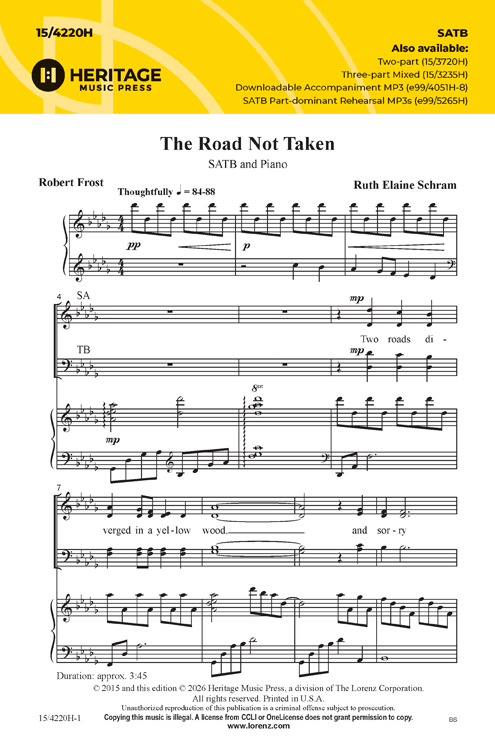 The Road Not Taken cover