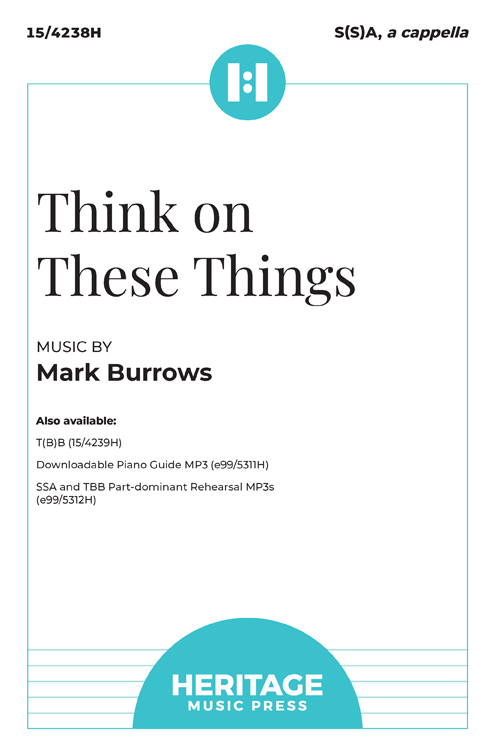 Think on These Things cover