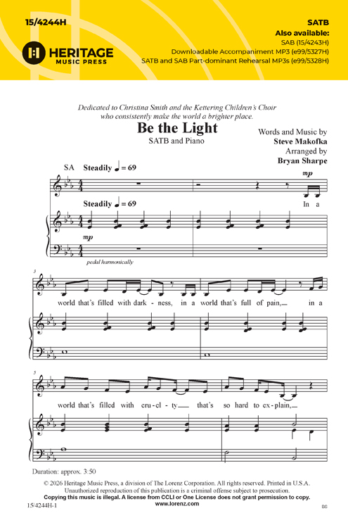Be the Light cover