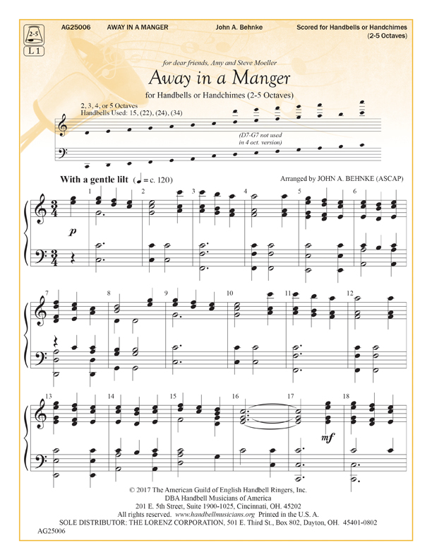 away in a manger