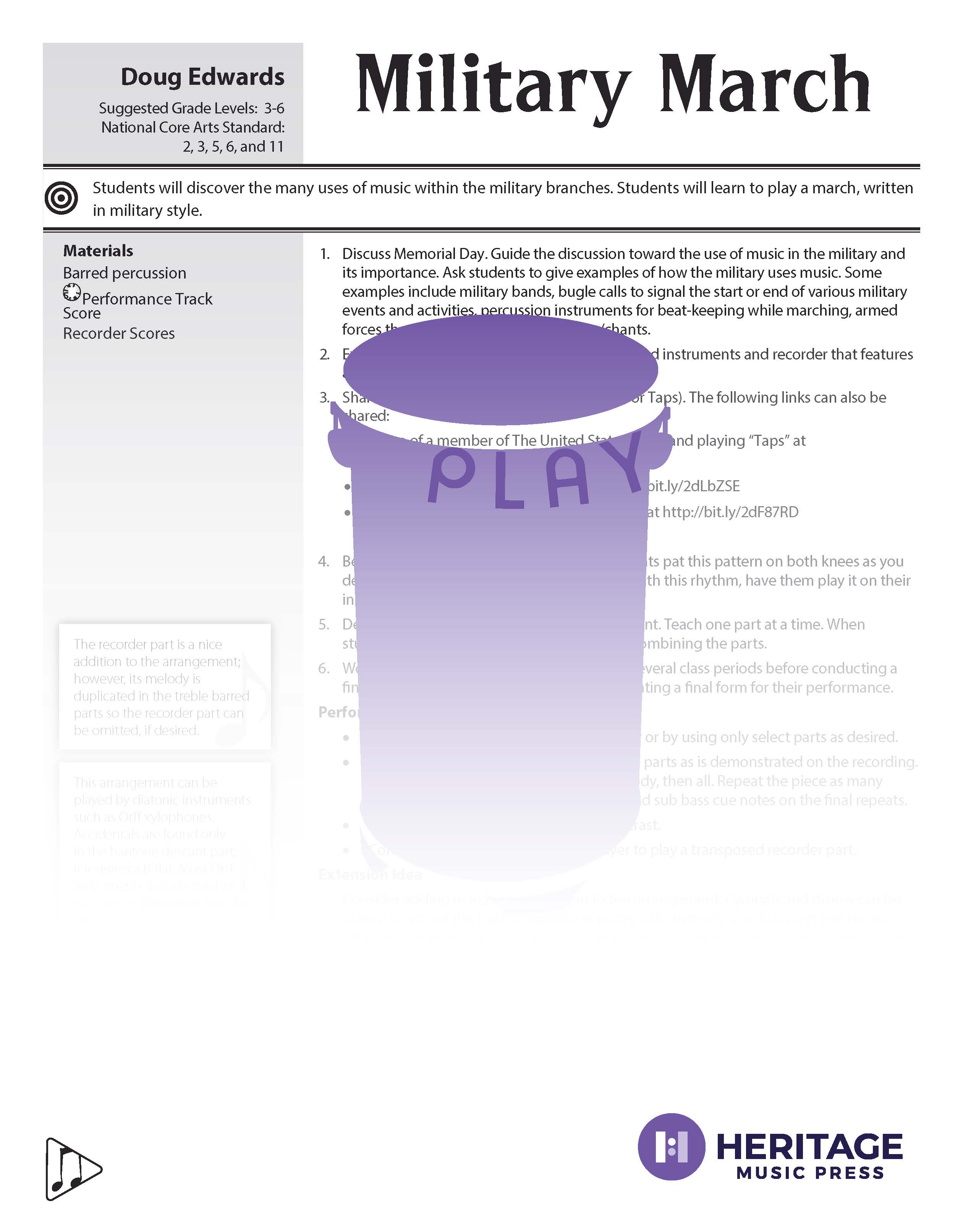 Military March cover