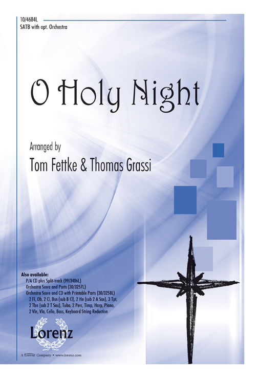 O Holy Night : SATB : Tom Fettke : Tom Fettke : Songbook : 10-4684L : 9780787715663