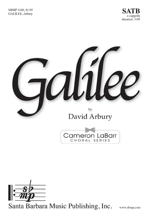 Galilee : SATB : David Arbury : David Arbury : Sheet Music : SBMP1160 : 608938359506