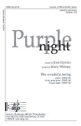 Purple night : SSAA : Joan Szymko : Sheet Music : SBMP363 : 964807003636
