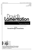 David's Lamentation : SATB : Joshua Shank : Sheet Music : SBMP416 : 964807004169