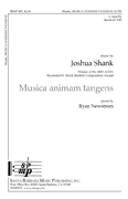 Musica animam tangens : SATB : Joshua Shank : Sheet Music : SBMP487 : 964807004879