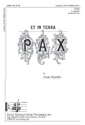 Et in terra pax : SSAA : Joan Szymko : Sheet Music : SBMP493 : 964807004930