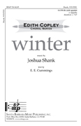 winter : SATB divisi : Joshua Shank : Joshua Shank : Sheet Music : SBMP534 : 964807005340