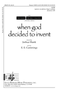 when god decided to invent : SATB : Joshua Shank : Sheet Music : SBMP693 : 964807006934
