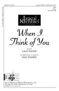 When I Think of You : SSA : Laura Farnell : Sheet Music : SBMP743 : 964807007436