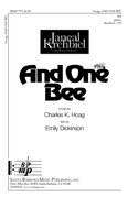 And One Bee : SA : Charles K Hoag : Charles K Hoag : Songbook : SBMP779 : 964807007795