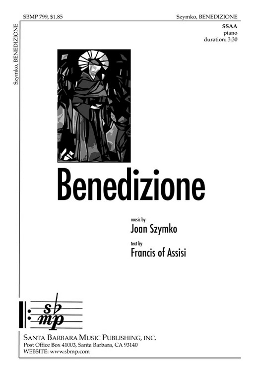 Benedizione : SSAA : Joan Szymko : Sheet Music : SBMP799 : 964807007993