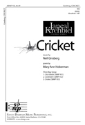 Cricket : SA : Neil Ginsberg : Neil Ginsberg : Sheet Music : SBMP933 : 964807009331